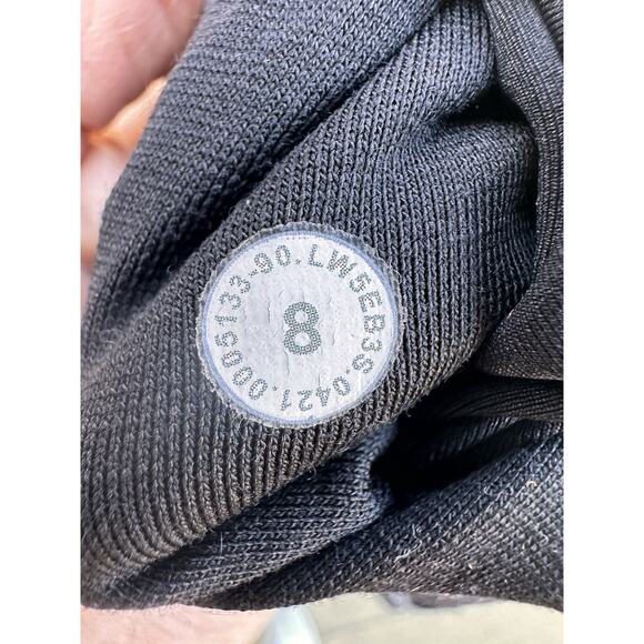 Lululemon Wunder Train Tight 25” Foil Size 8 Logo Flourish Black Iridescent Foil - Picture 14 of 15